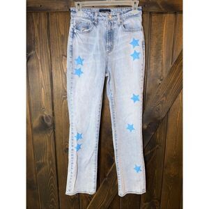 Juicy Couture Venice Star Detail Straight Leg Jeans